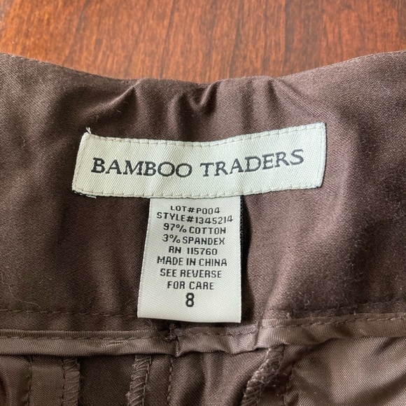 Bamboo Traders Brown Bermuda Shorts size 8 NEW WITH TAGS - Picture 9 of 15